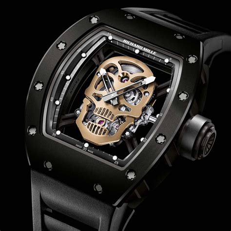 richard mille skull black diamond|Richard Mille Skull Tourbillon RM 52.